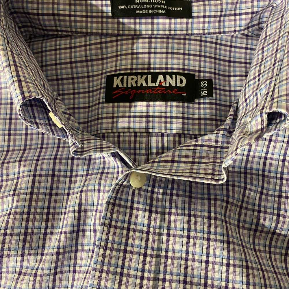 Kirkland Signature Button Up Shirt - 16 1/2-33